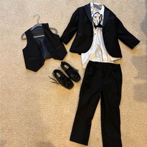 Boys tuxedo and shoes